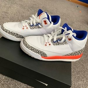 Jordan 3 Knicks youth size 6
